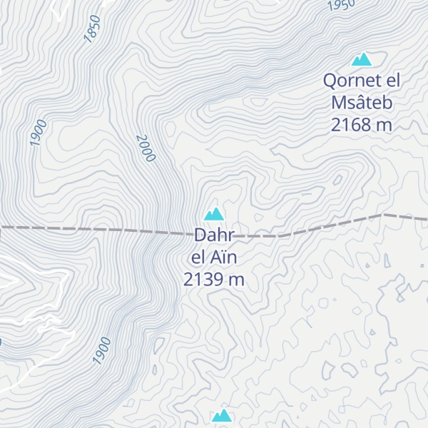 Map of Dahr el Aïn