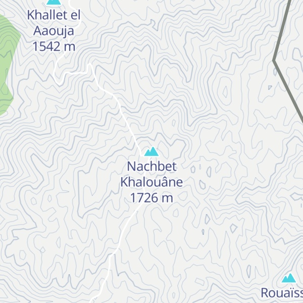 Map of Nachbet Khalouâne