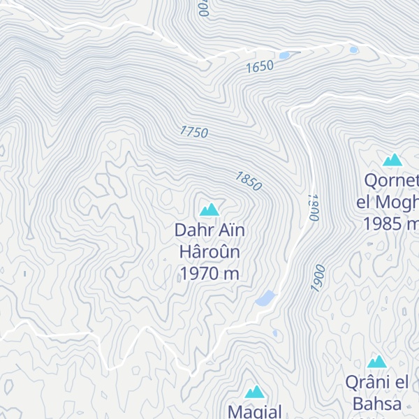 Map of Dahr Aïn Hâroûn