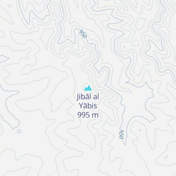Map of Jibāl al Yābis