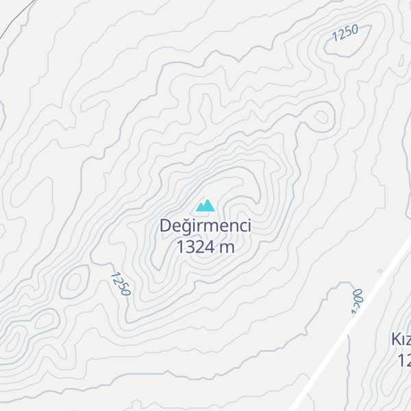 Map of Değirmenci
