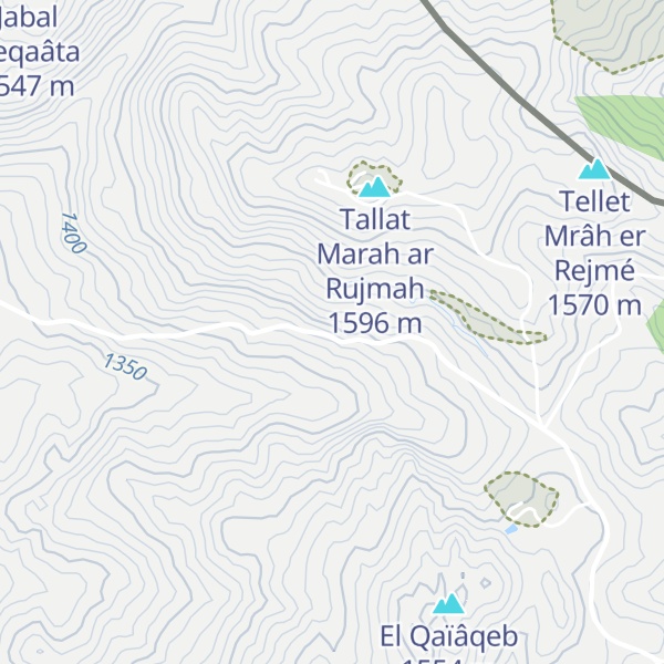 Map of Tallat Wadi al Lawz