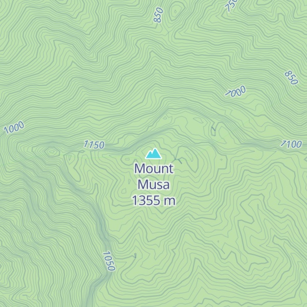 Map of Mount Musa