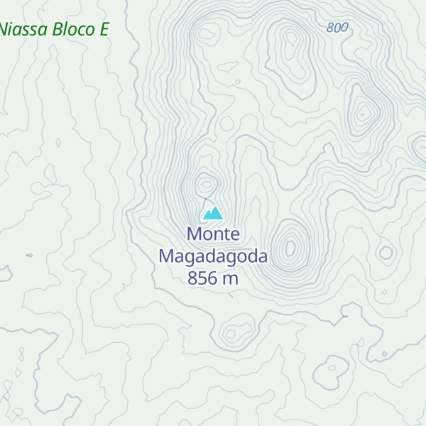 Map of Monte Magadagoda