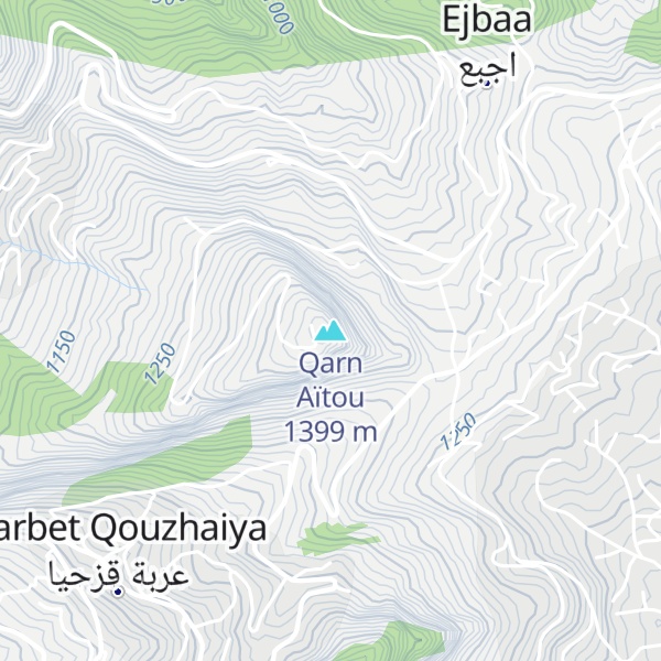 Map of Qarn Aïtou