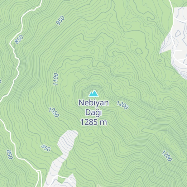 Map of Nebiyan Dağı