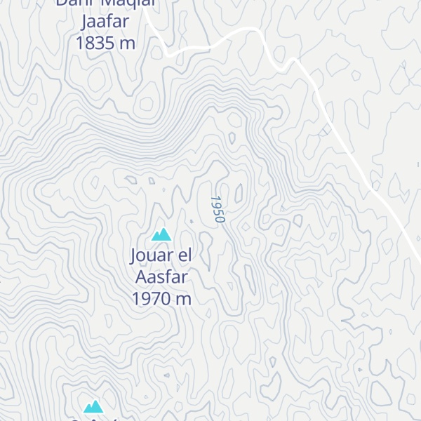 Map of Râs Jouar el Aasfar