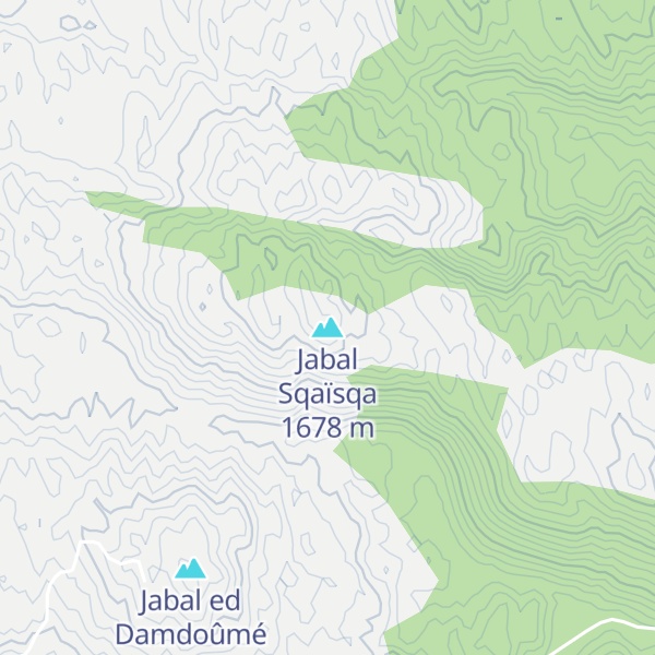 Map of Jabal Sqaïsqa