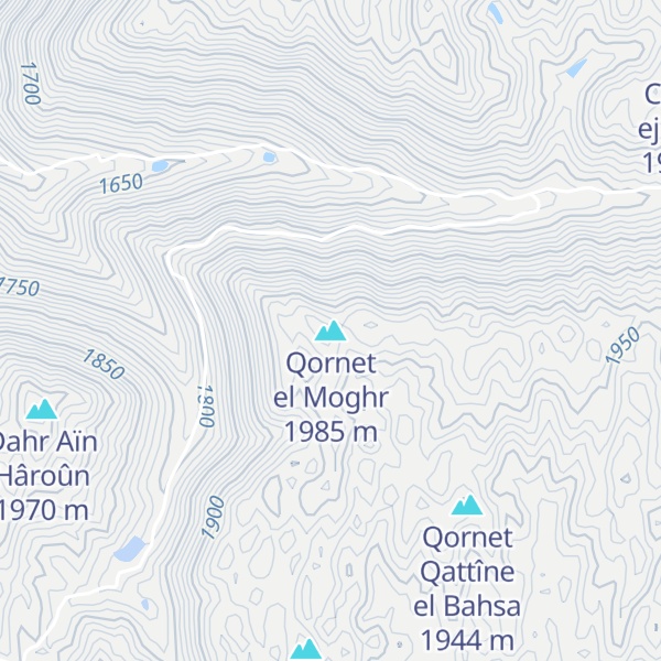 Map of Qornet el Moghr