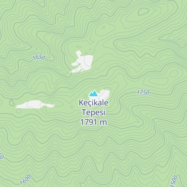Map of Keçikale Tepesi