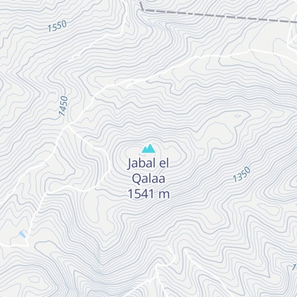 Map of Jabal el Qalaa