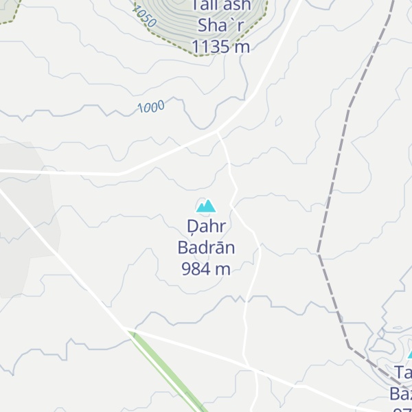 Map of Ḑahr Badrān