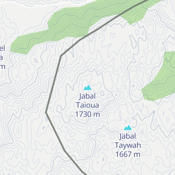 Map of Jabal Taïoua