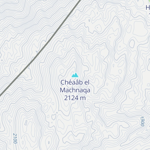 Map of Chéaâb el Machnaqa