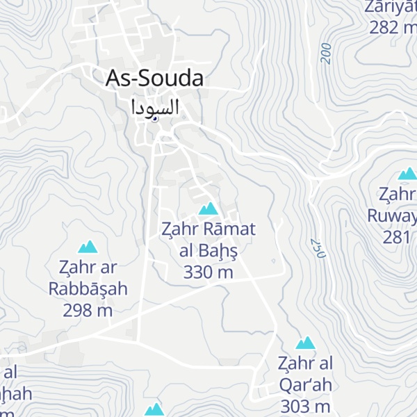 Map of Z̧ahr Rāmat al Baḩş