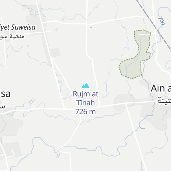 Map of Rujm at Tīnah