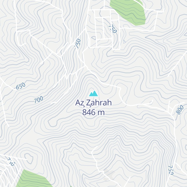 Map of Az̧ Z̧ahrah