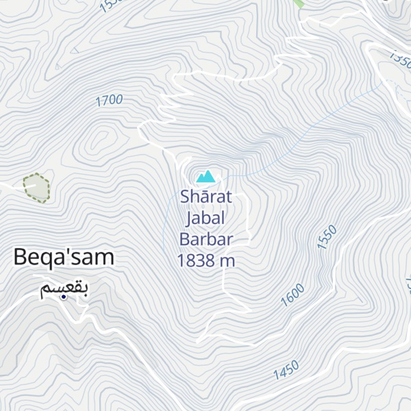 Map of Jabal Barbar