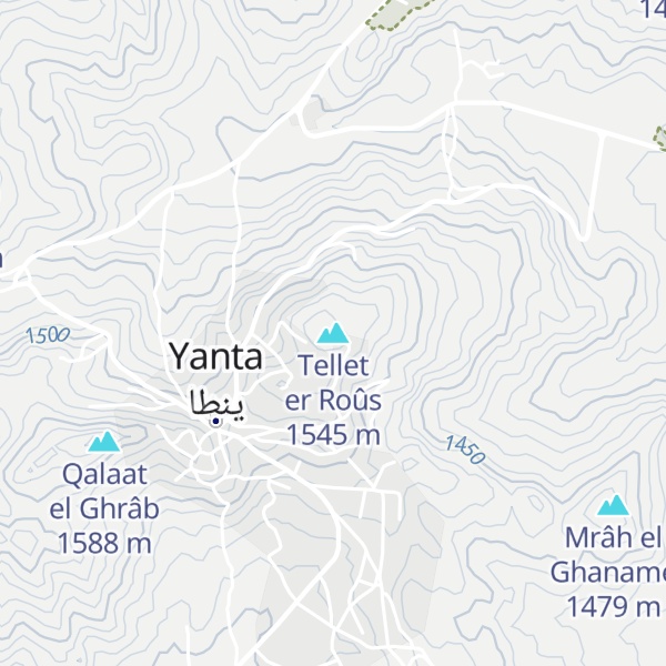 Map of Tellet er Roûs