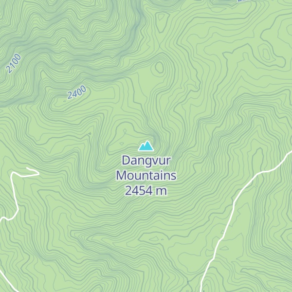 Map of Dangvur Mountains