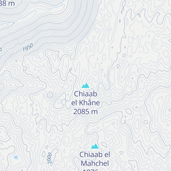 Map of Chiaab el Khâne