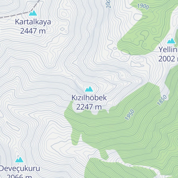 Map of Kızılhöbek