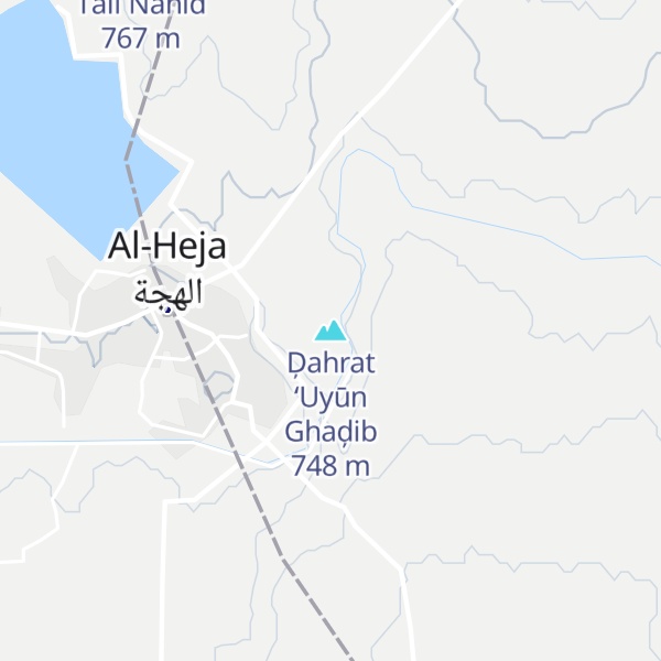 Map of Ḑahrat ‘Uyūn Ghaḑib