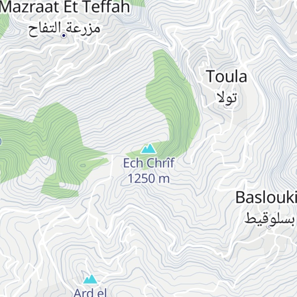 Map of Ech Chrîf