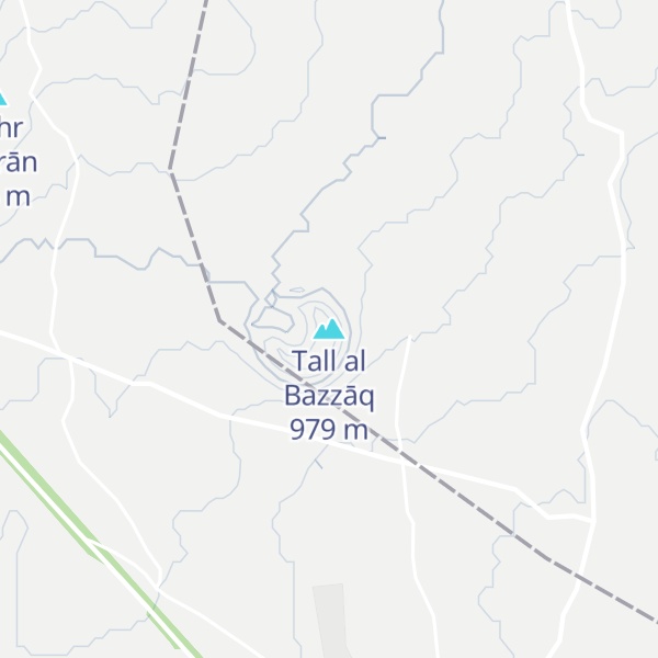 Map of Tall al Bazzāq