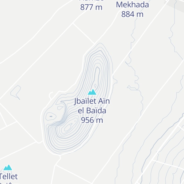 Map of Jbaïlet Aïn el Baïda