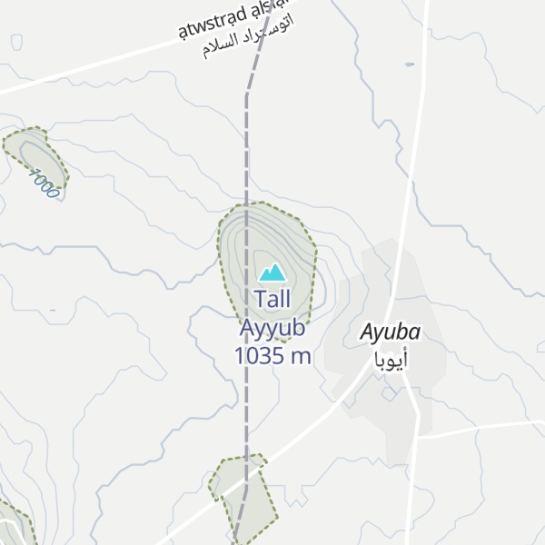 Map of Tall Ayyub