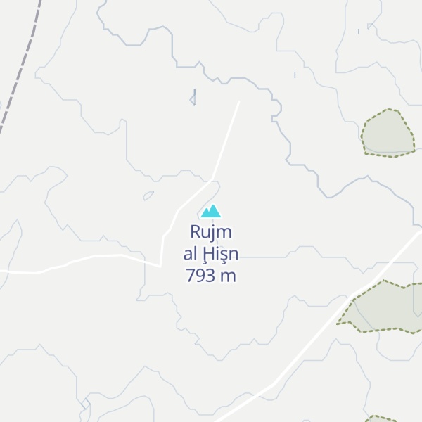 Map of Rujm al Ḩişn