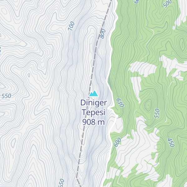 Map of Diniger Tepesi