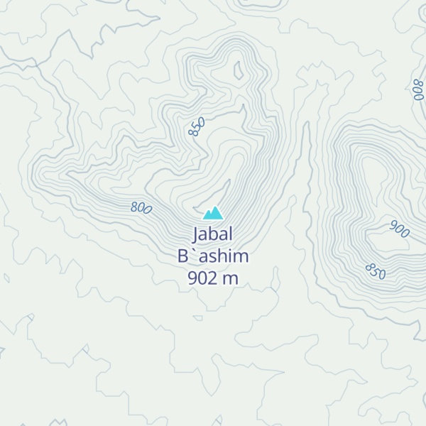 Map of Jabal B`ashim