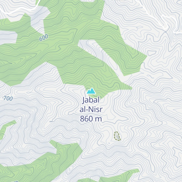 Map of Jabal al-Nisr