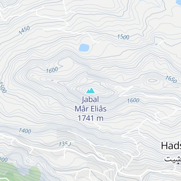 Map of Jabal Mâr Eliâs