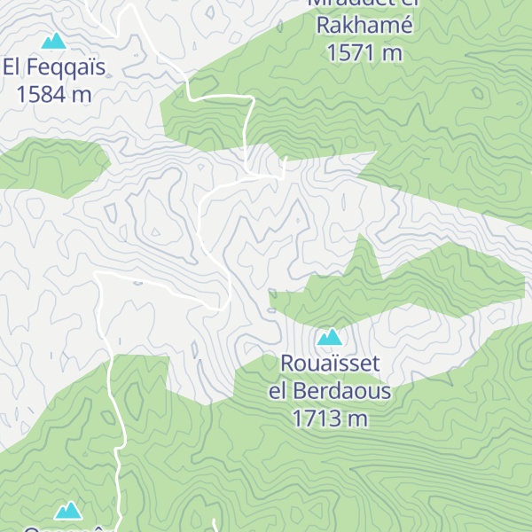 Map of Hqâli Bou Khodr