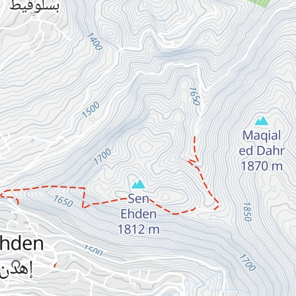 Map of Chîr en Nsoûr