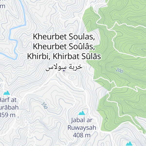 Map of Jabal al Khaḑir