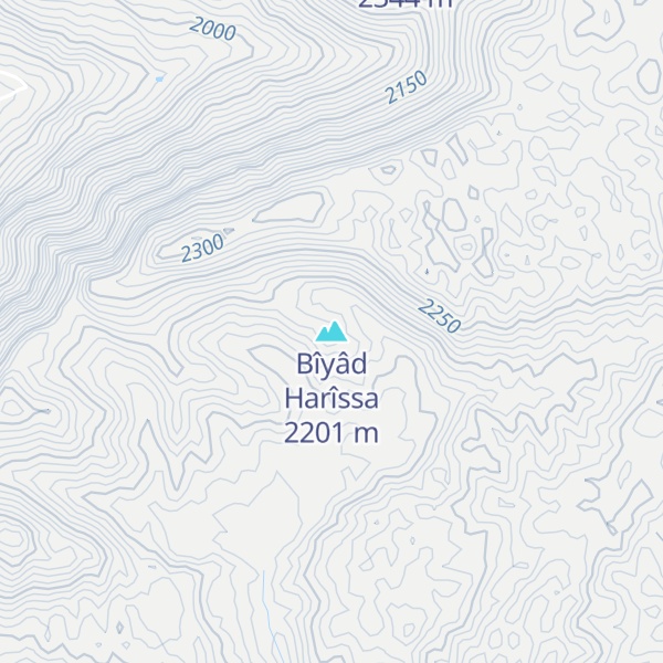 Map of Bîyâd Harîssa