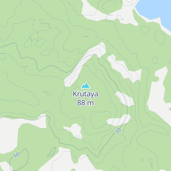 Map of Krutaya