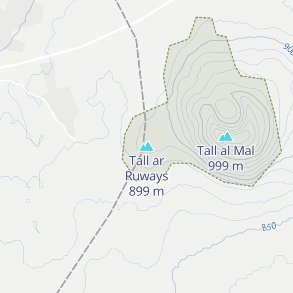 Map of Tall ar Ruways