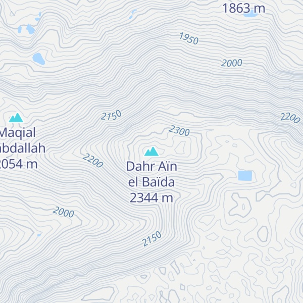 Map of Dahr Aïn el Baïda