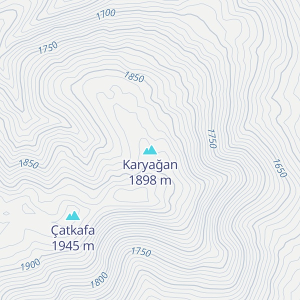 Map of Karyağan