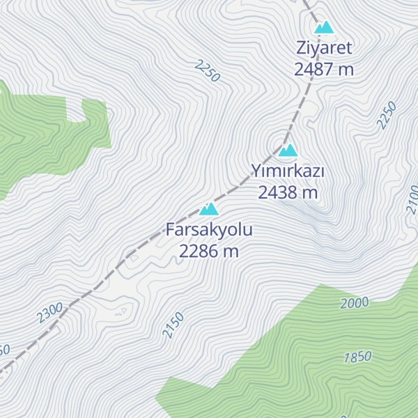 Map of Farsakyolu