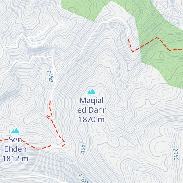 Map of Maqial ed Dahr