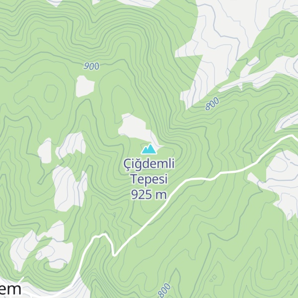 Map of Çiğdemli Tepesi