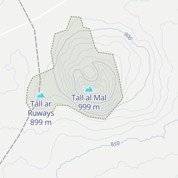Map of Tall al Mal