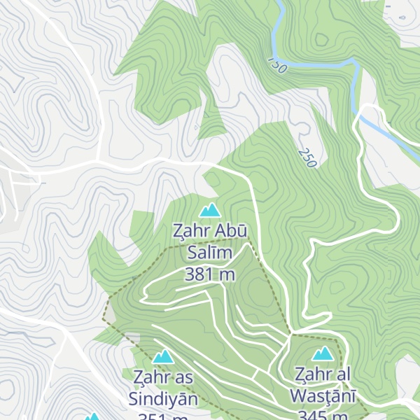 Map of Z̧ahr Abū Salīm