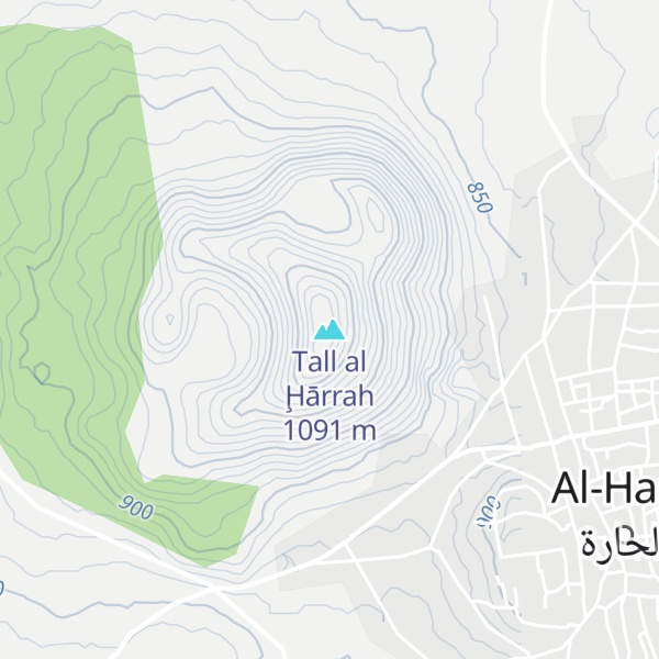 Map of Tall al Ḩārrah